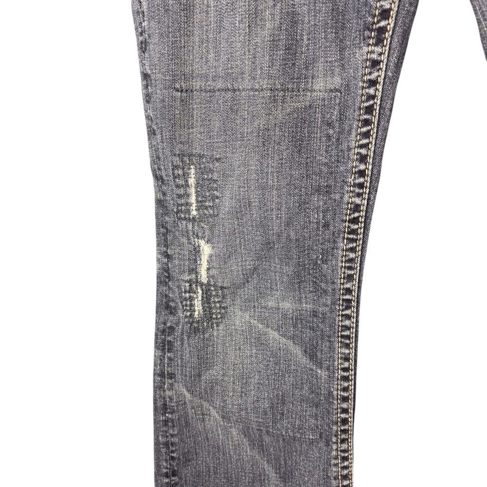 MEK Denim Women’s Distressed Low rise Osaka Bootcut Jeans – Sz 29×34 - Picture 7 of 16